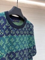 Louis Vuitton contrast jacquard knit crew neck sweater - Image 15