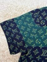Louis Vuitton contrast jacquard knit crew neck sweater - Image 11