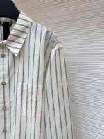 Chrome Hearts Sanskrit-print yarn-dyed shirt - Image 5