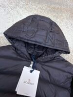 Moncler wool zip-up hooded down jacket - Image 13