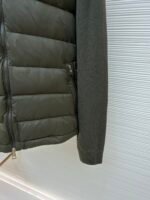 Moncler wool zip-up hooded down jacket - Image 6