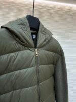 Moncler wool zip-up hooded down jacket - Image 15