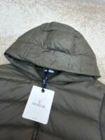 Moncler wool zip-up hooded down jacket - Image 13