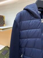 Moncler wool zip-up hooded down jacket - Image 4