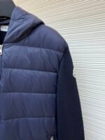 Moncler wool zip-up hooded down jacket - Image 5