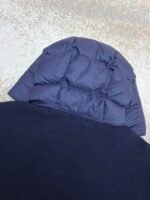 Moncler wool zip-up hooded down jacket - Image 14