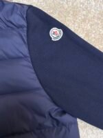 Moncler wool zip-up hooded down jacket - Image 12