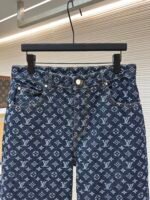 Louis Vuitton monogram print jeans - Image 3