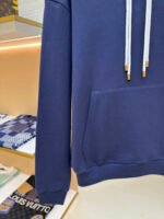 Louis Vuitton contrast-color cord-embroidered hooded sweatshirt - Image 6