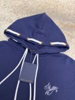 Louis Vuitton contrast-color cord-embroidered hooded sweatshirt - Image 14