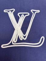 Louis Vuitton contrast-color cord-embroidered hooded sweatshirt - Image 8