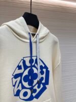 Louis Vuitton blue rope floral lettering print hooded sweatshirt - Image 14