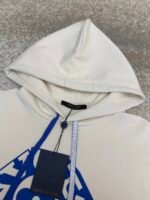 Louis Vuitton blue rope floral lettering print hooded sweatshirt - Image 12