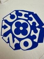 Louis Vuitton blue rope floral lettering print hooded sweatshirt - Image 6