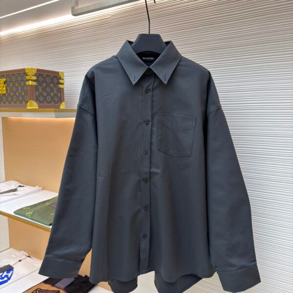 Balenciaga printed shirt jacket