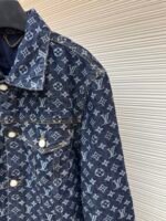 Louis Vuitton monogram print denim jacket - Image 5
