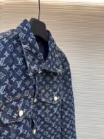 Louis Vuitton monogram print denim jacket - Image 16