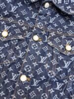 Louis Vuitton monogram print denim jacket - Image 10