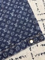 Louis Vuitton monogram print denim jacket - Image 9