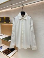 Loewe cotton and knitted patchwork shirt