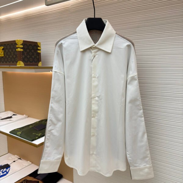 Loewe cotton and knitted patchwork shirt