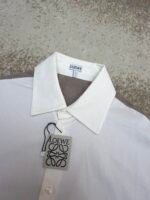 Loewe cotton and knitted patchwork shirt - Image 15