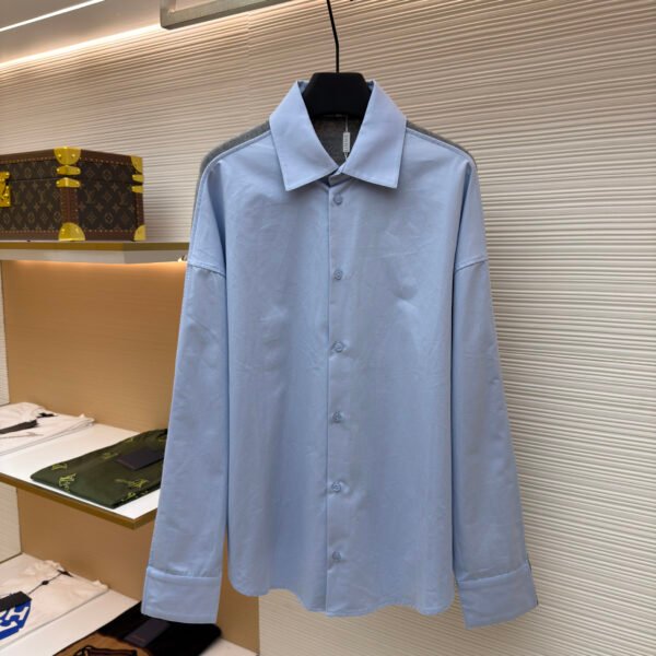 Loewe cotton and knitted patchwork shirt