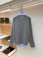 Loewe cotton and knitted patchwork shirt - Image 2