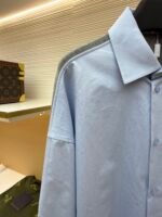 Loewe cotton and knitted patchwork shirt - Image 4