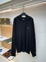 Loewe Anagram embroidered hooded sweater