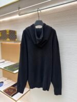 Loewe Anagram embroidered hooded sweater - Image 2