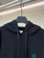 Loewe Anagram embroidered hooded sweater - Image 3