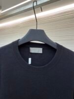 Dior velvet lettering jacquard pullover - Image 3