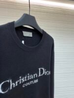 Dior velvet lettering jacquard pullover - Image 14