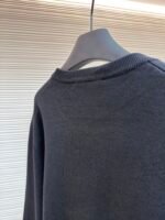 Dior velvet lettering jacquard pullover - Image 6