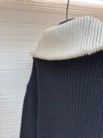 Louis Vuitton Pearl Aviator Brooch Lapel Sweater - Image 14