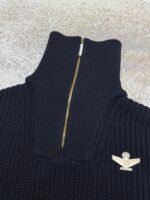 Louis Vuitton Pearl Aviator Brooch Lapel Sweater - Image 8