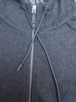 Dior monogram reversible wool and cashmere hooded high collar cardigan jacket - Image 7