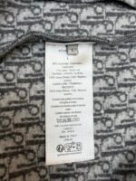 Dior monogram reversible wool and cashmere hooded high collar cardigan jacket - Image 18