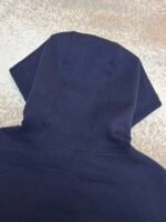 Dior monogram reversible wool and cashmere hooded high collar cardigan jacket - Image 11