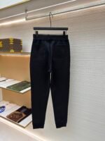 Dior monogram reversible wool and cashmere straight-leg trousers - Image 2