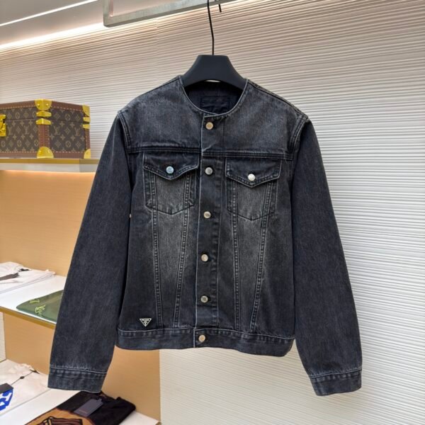 Prada washed denim jacket