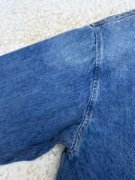 Prada lapel loose long-sleeved denim jacket - Image 10