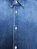 Prada lapel loose long-sleeved denim jacket - Image 7