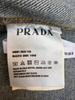 Prada lapel loose long-sleeved denim jacket - Image 18