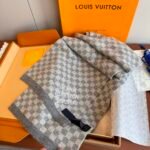 LV Louis Vuitton new checkerboard scarf / Specification size: 30*180cm - Image 5