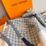 LV Louis Vuitton new checkerboard scarf / Specification size: 30*180cm - Image 4