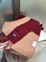 Hermès double-faced cashmere shawl / Specification size: 32*210cm - Image 4