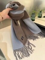 Hermès double-faced cashmere shawl / Specification size: 32*210cm - Image 3