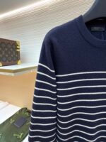 Prada striped embroidered button-down sweater - Image 4